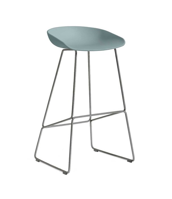Hay  Hay AAS 38 Low Bar Stool Stainless Steel base