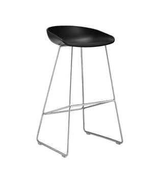 Hay AAS 38 Low Bar Stool Stainless Steel base 65cm