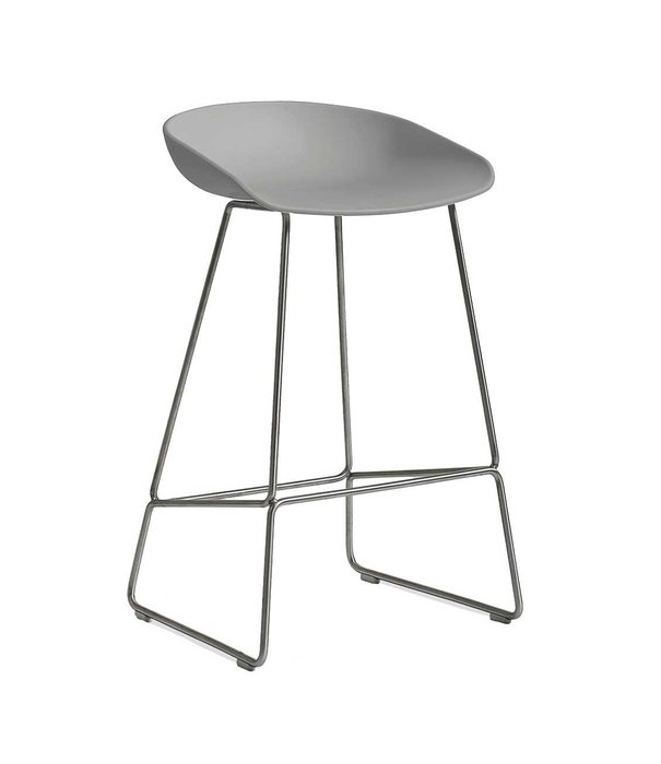 Hay  Hay AAS 38 Low Bar Stool Stainless Steel base