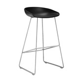 Hay - AAS 38 High barstool Stainless steel base 75 cm.