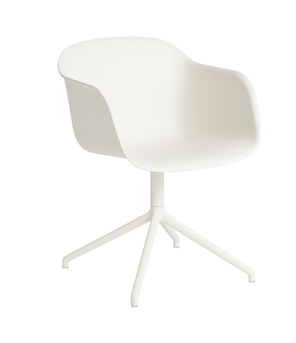 Muuto  Muuto - Fiber Armstoel met swivel basis met return