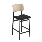 Muuto Loft Barkruk zitting gestoffeerd