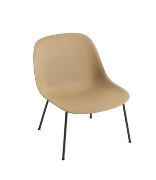 Muuto -  Fiber lounge chair - tube base