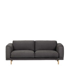 Muuto - Rest 2-seater Sofa - base oak