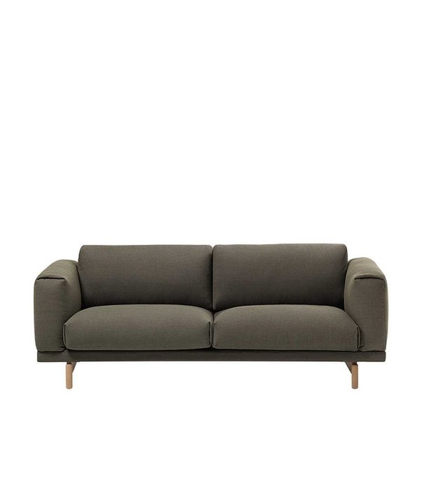 Muuto Rest 2-seater Sofa, oak base, variants