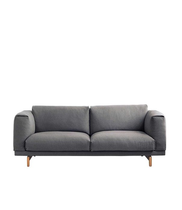 Muuto Rest 2-seater Sofa, oak base, variants