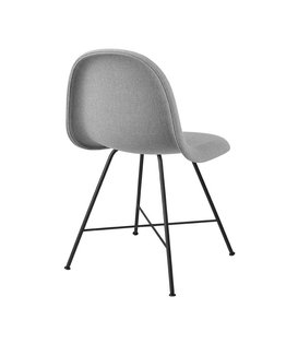 Gubi 3D Dining Chair fully upholstered, center base
