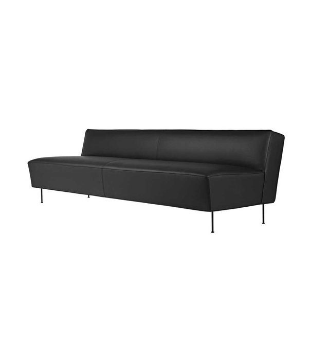 Gubi  Gubi - Modern Line Sofa - basis zwarte poten L240