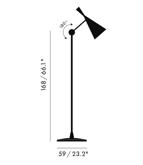 Tom Dixon  Tom Dixon - Beat floor lamp