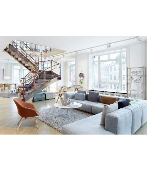 Hay  Hay AAL 82 Lounge stoel gestoffeerd, ronde houten poten