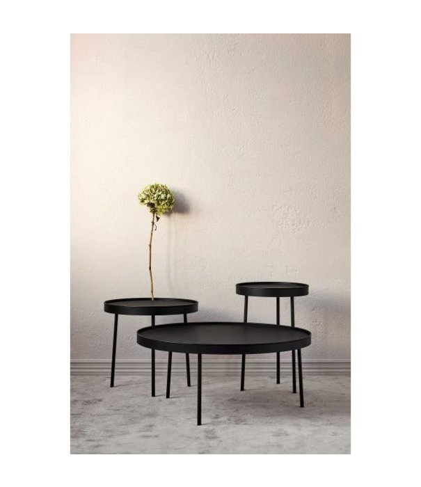 Northern  Northern -Stilk side table black (Ø) 35cm