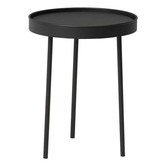Northern -Stilk side table black (Ø) 35cm