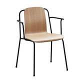 Normann Copenhagen Studio Armstoel, zwart staal