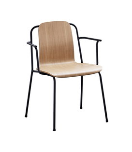 Normann Copenhagen - Studio 60 armstoel zwart staal