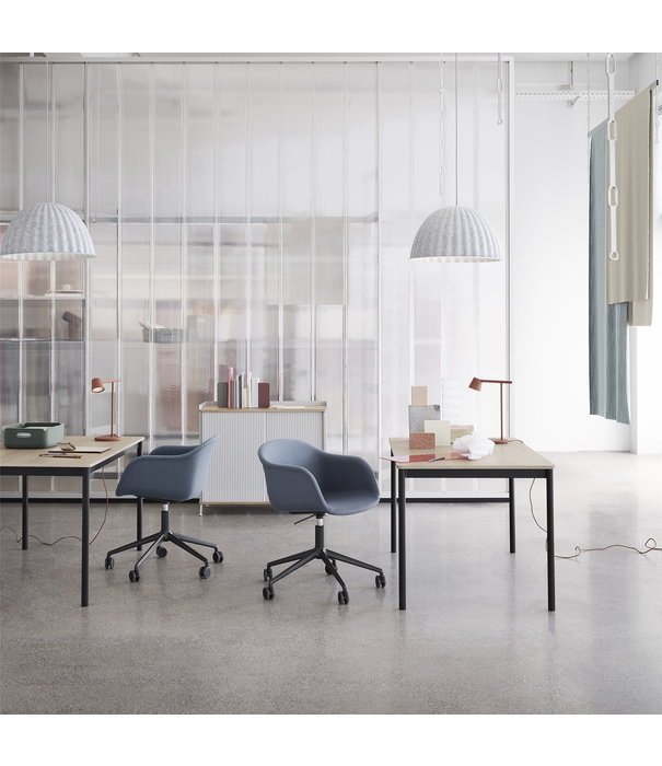 Muuto  Muuto - Fiber armchair with castors