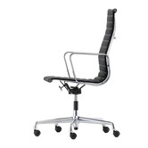 Vitra - Aluminium Chair EA 119 high back, swivel with castors