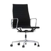 Vitra -  Aluminium Chair EA 119 hoge rug, draaibaar op wielen