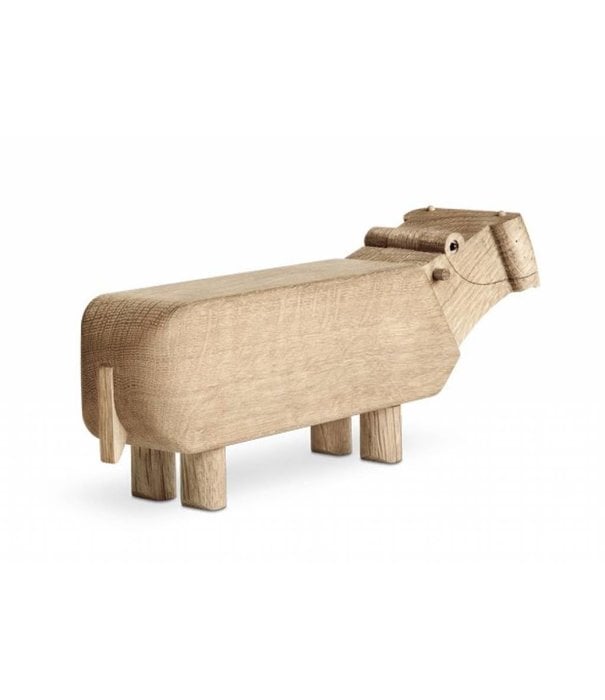 Kay Bojesen  Hippo Nijlpaard eiken