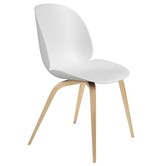 Gubi - Beetle dining chair - oak wood base