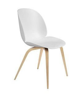 Gubi - Beetle dining chair - oak wood base