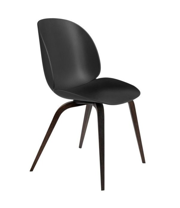 Gubi  Gubi Beetle dining chair recycled plastic, base smoked oak