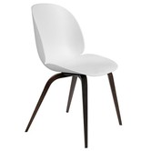 Gubi - Beetle dining chair - smoked oak wood base