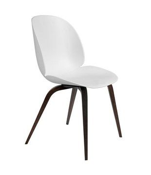 Gubi - Beetle dining chair - smoked oak wood base