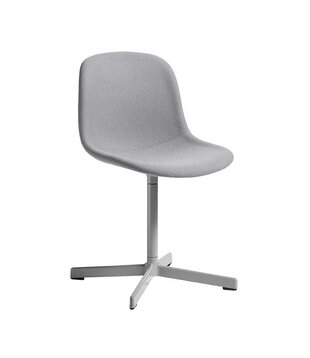 Hay - Neu 10 chair upholstered, polished swivel base