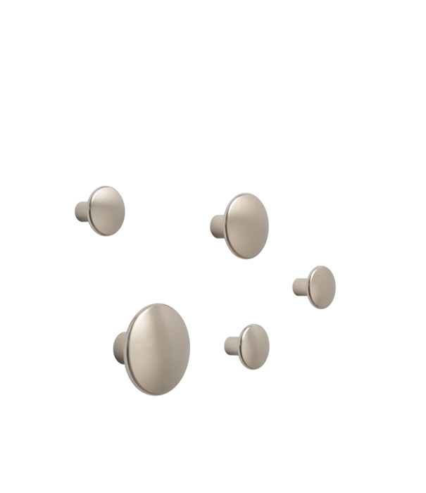 Muuto The Dots Metal Wall Hooks,  set of 5