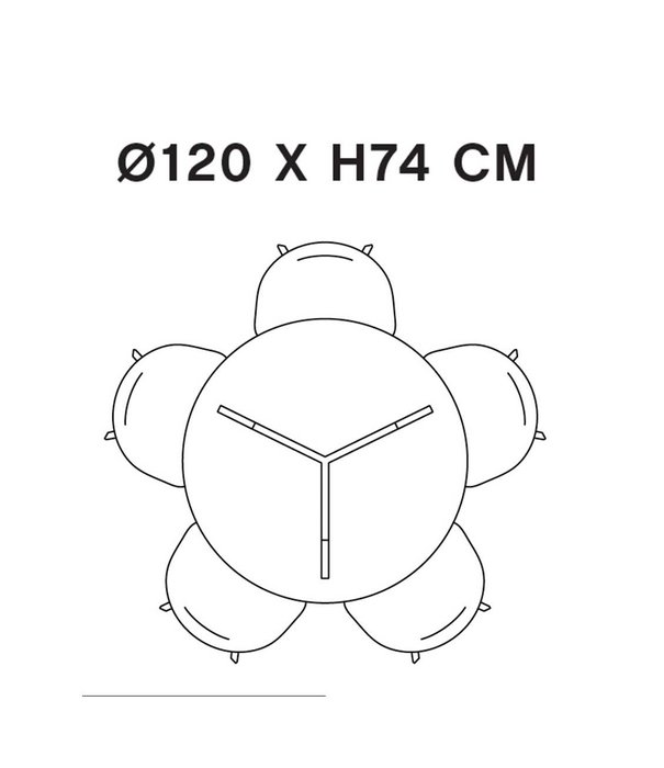 Hay  Hay - Loop Stand Round table