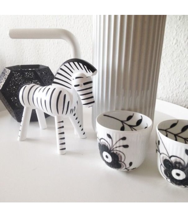 Kay Bojesen  Zebra , zwart / wit gelakt beuken