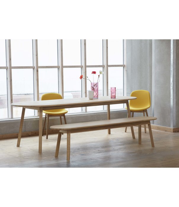 Hay  Hay - Neu 12 chair upholstered, solid oak base