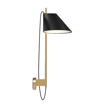 Yuh Wandlamp messing