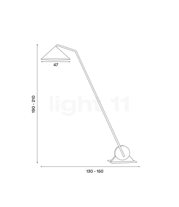 Northern  Gear Vloerlamp zwart