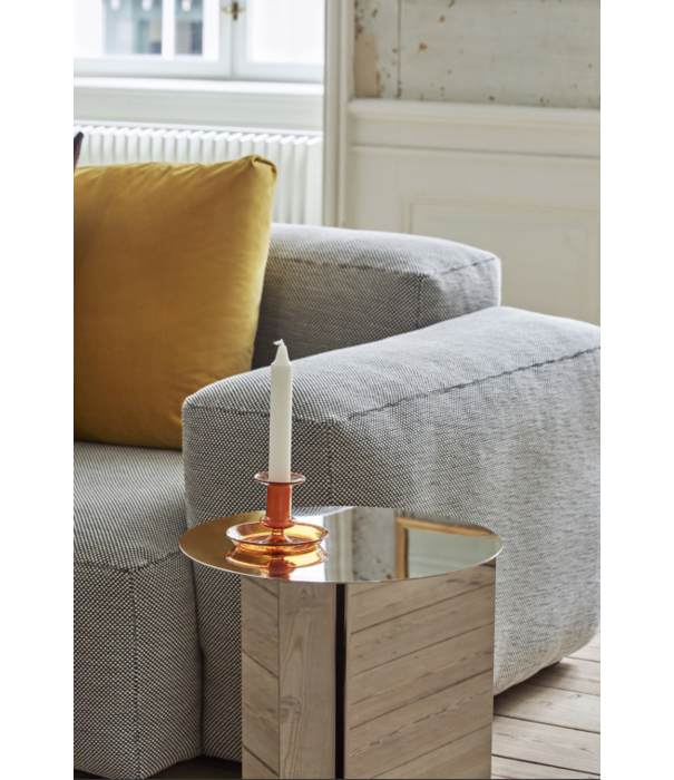 【廃盤】HAY SLIT TABLE HEXAGON ミラー HAY Slit table, 45 cm, polished steel | Finnish Design Shop