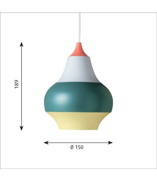 Louis Poulsen  Cirque Pendant Lamp Ø15