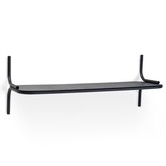 Northern -Wired wall shelf black