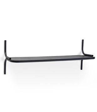 Northern -Wired wall shelf black