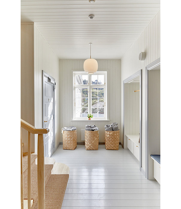 Louis Poulsen  Louis Poulsen - VL45 Radiohus Pendant opal glass, brass