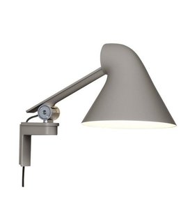 NJP Wandlamp, korte arm met snoer