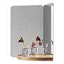 Artek - 124 Degrees mirror medium - tray natural lacquered