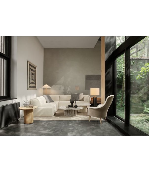 Gubi  Gubi - Epic coffee table round travertine Ø110