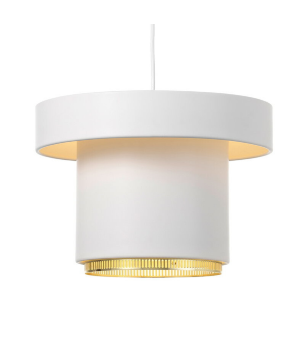 Artek  A201 Hanglamp wit, messing