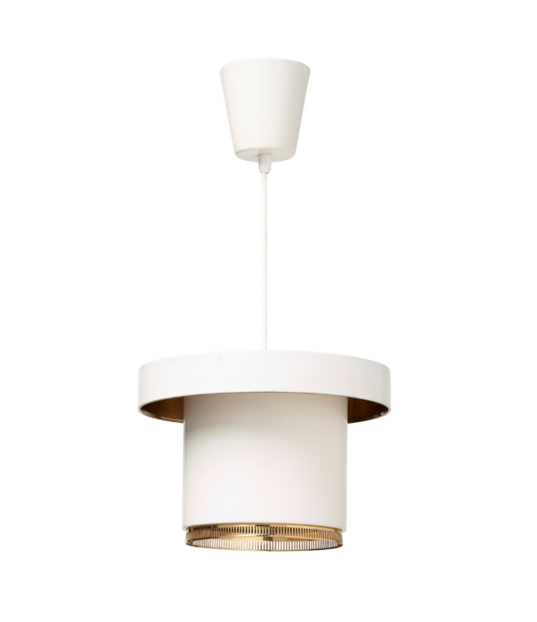 Artek  A201 Pendant Lamp white, brass