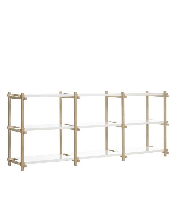 Hay  Hay - Woody shelving cabinet low / high