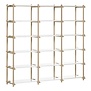 Hay Woody Shelving High frame oak, white