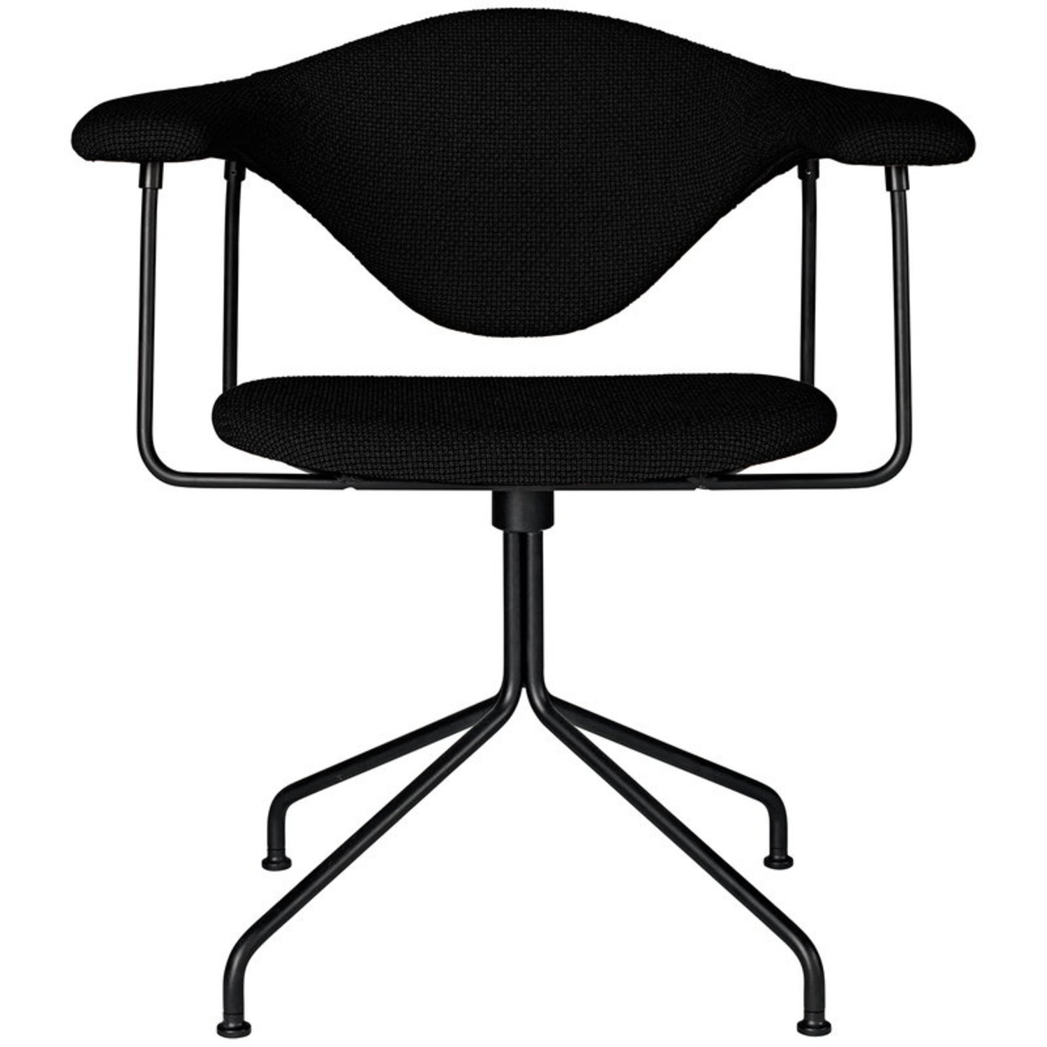 Masculo lounge chair fully upholstered swivel base NORDIC NEW