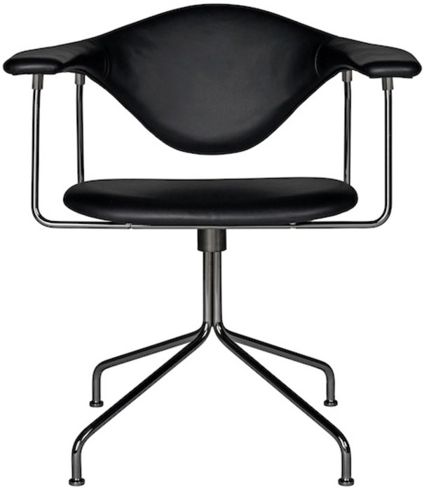 Gubi  Gubi - Masculo lounge chair fully upholstered - swivel base