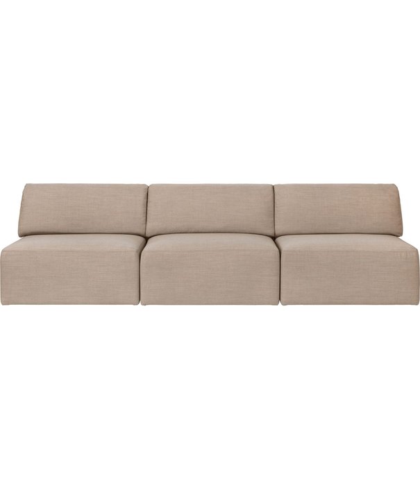 Gubi  Gubi - Wonder 3 seater sofa without armrests