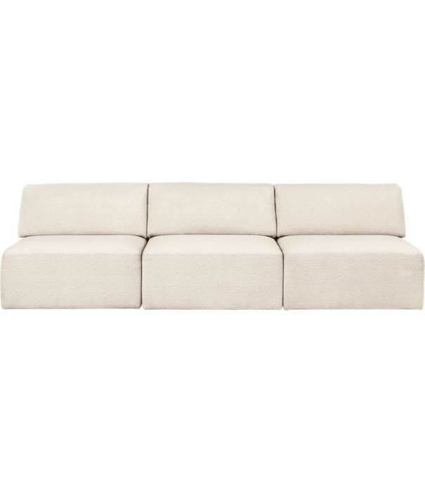 Gubi  Gubi - Wonder 3 seater sofa without armrests